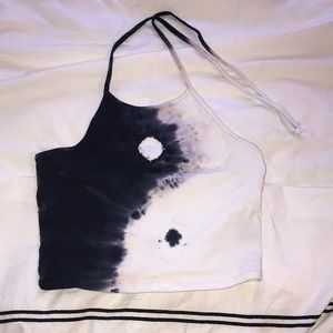 Tie dye cropped top